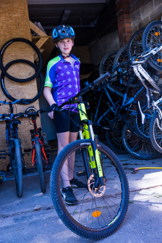 Activité sportive, vélos au Coga.