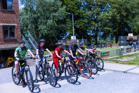 Activité sportive, vélos au Coga.