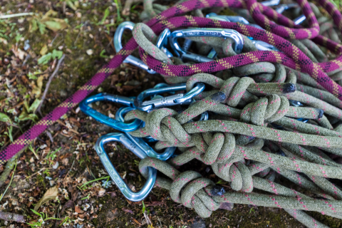 Activité sport acrobranche au Baucory