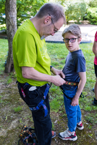 Activité sport acrobranche au Baucory