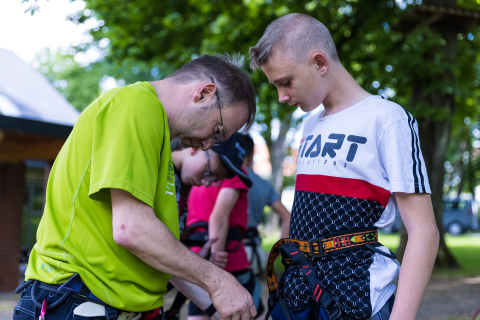 Activité sport acrobranche au Baucory
