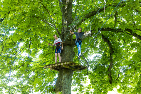 Activité sport acrobranche au Baucory