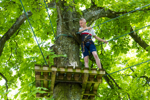 Activité sport acrobranche au Baucory