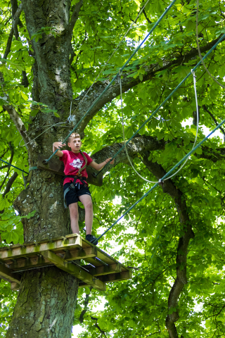 Activité sport acrobranche au Baucory