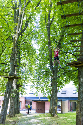 Activité sport acrobranche au Baucory