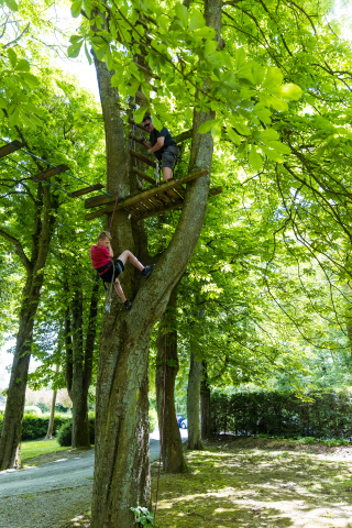 Activité sport acrobranche au Baucory